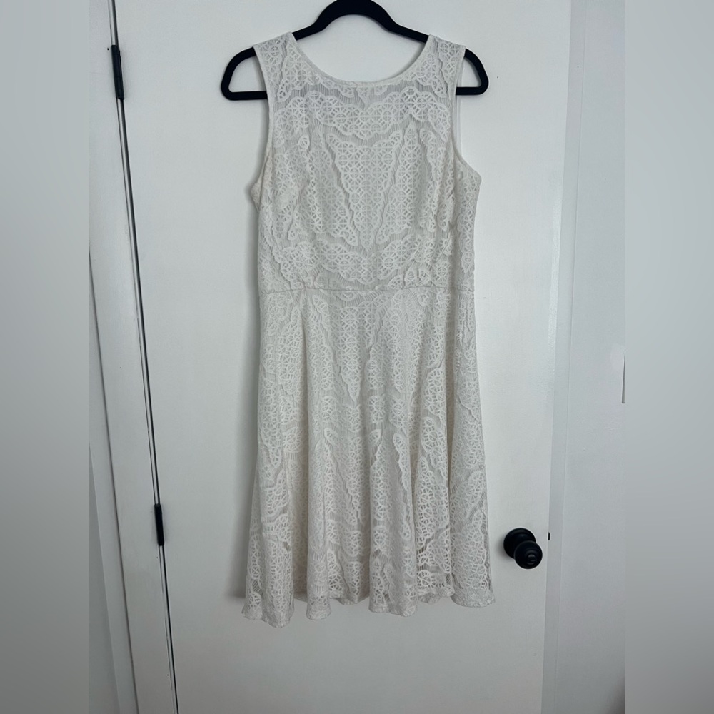 White House Black Market White Aline Dress